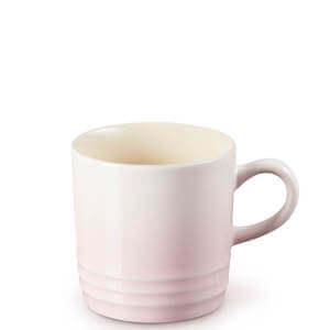 Le Creuset Stoneware Shell Pink Cappuccino Mug 200ml